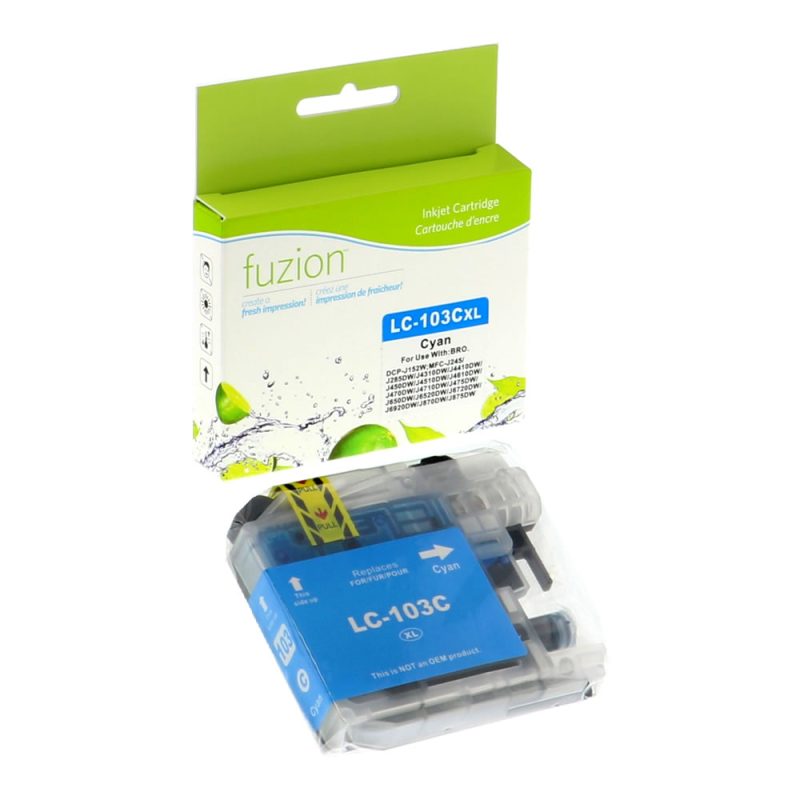 Brother LC103 Cartouche Compatible - Cyan
