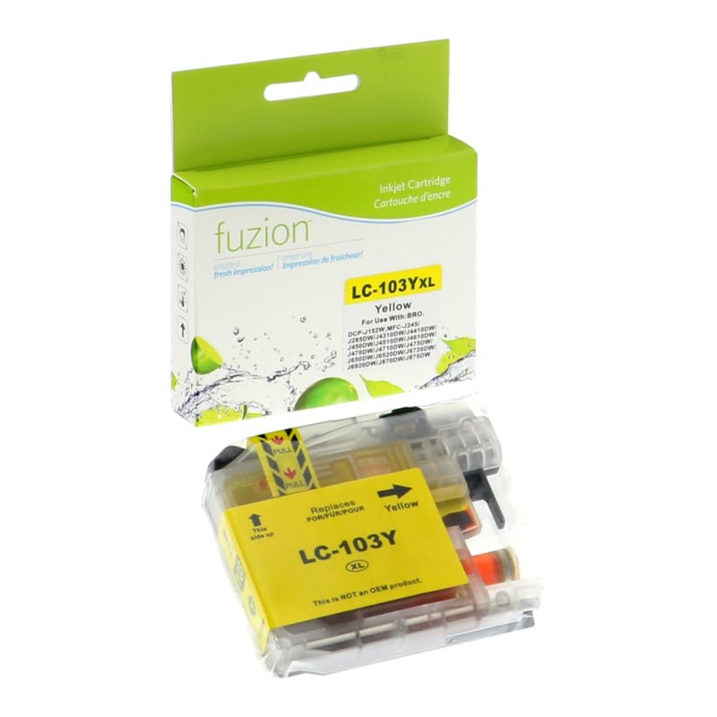 Brother LC103 Cartouche Compatible - Yellow