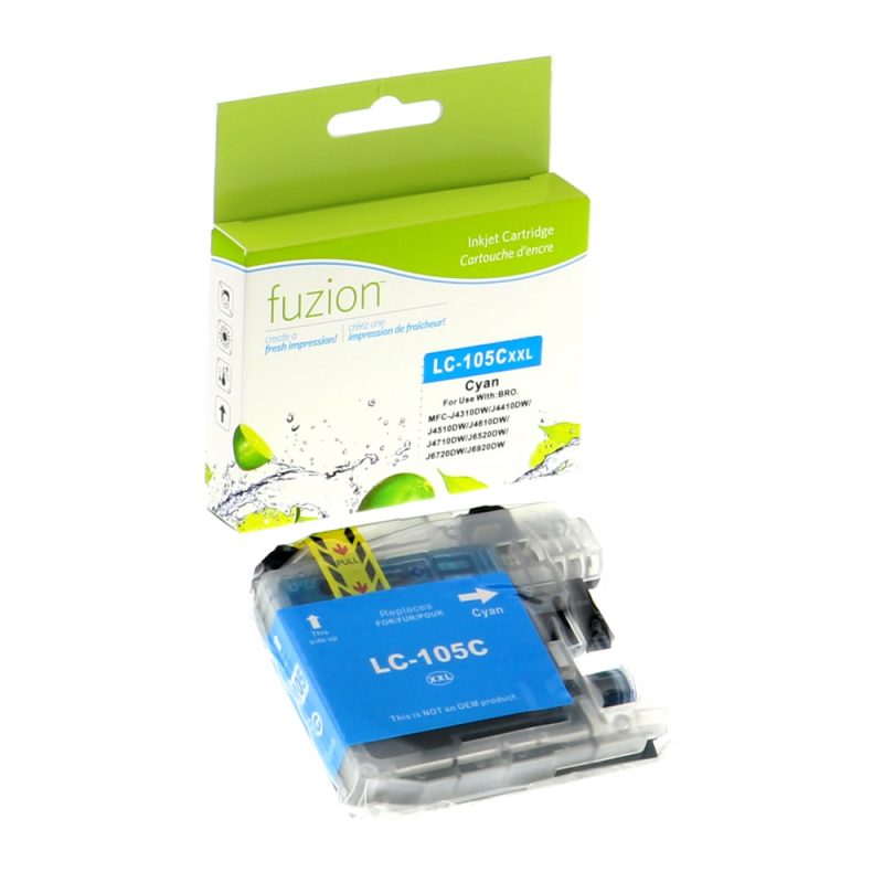 Brother LC105 Cartouche Compatible - Cyan