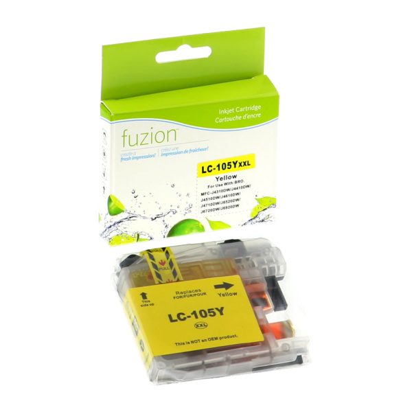 Brother LC105 Cartouche Compatible - Yellow