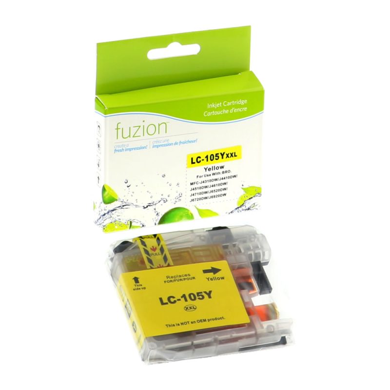 Brother LC105 Cartouche Compatible - Yellow