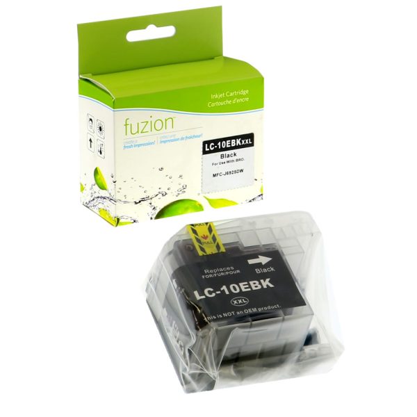 Brother LC10EBK Cartouche Compatible - XXL Black