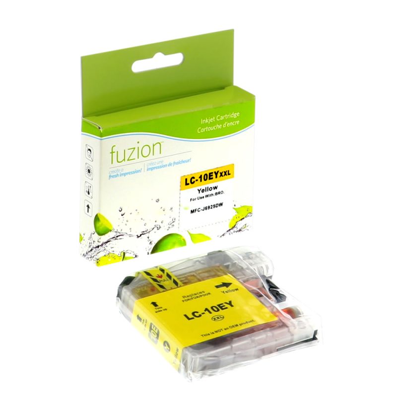 Brother LC10EY Cartouche Compatible - XXL Yellow