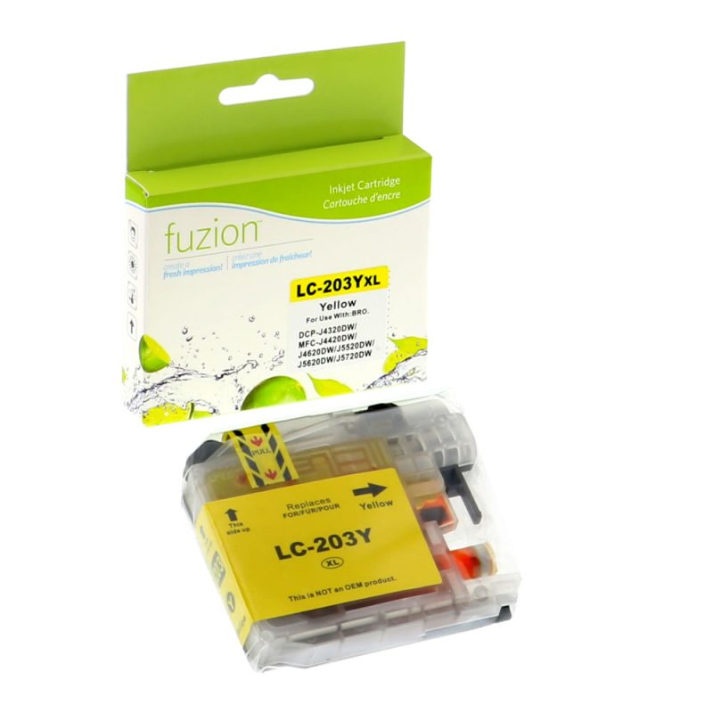 Brother LC203 Cartouche Compatible - Yellow