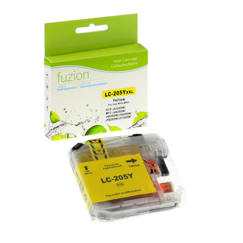 Brother LC205XXL Cartouche Compatible - Yellow