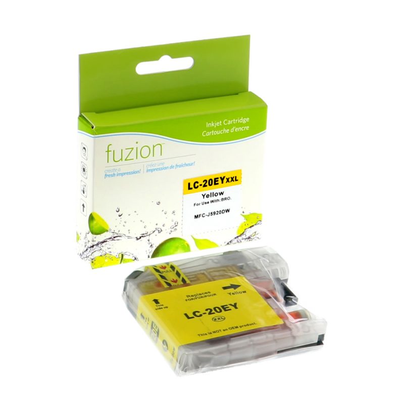 Brother LC20EY Cartouche Compatible - XXL Yellow