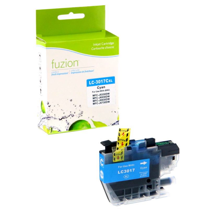 Brother LC3017C Cartouche Compatible - Cyan