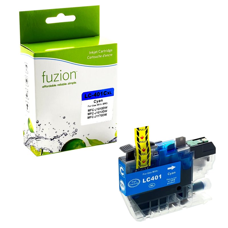 Brother LC401XLCS Cartouche Compatible - Cyan