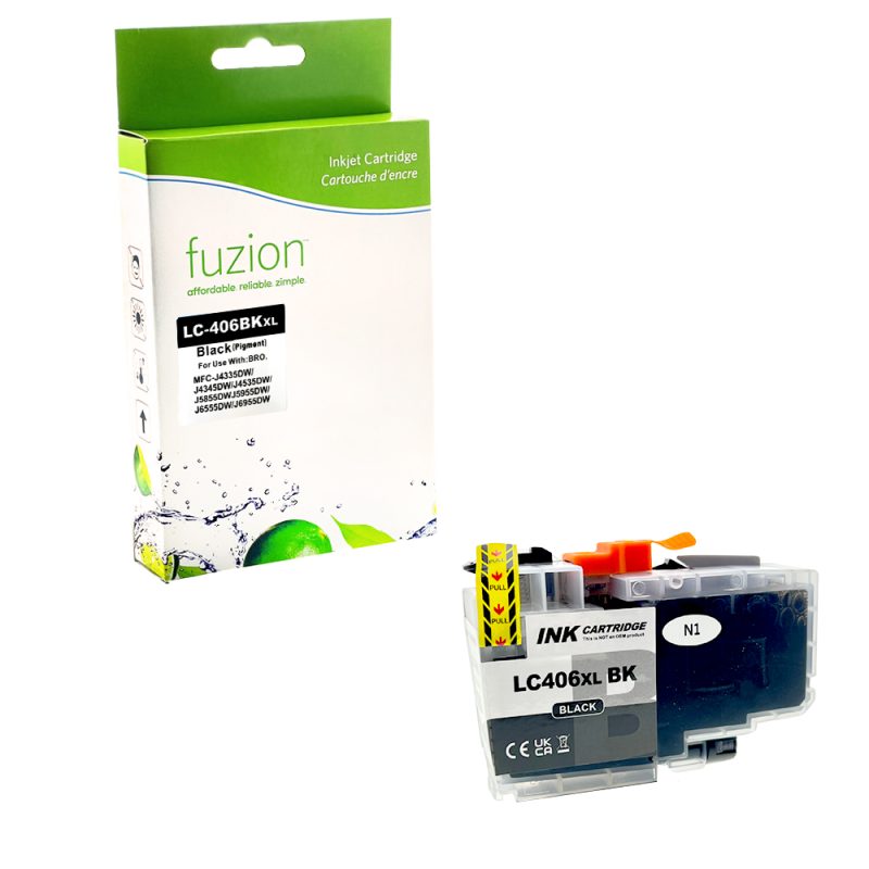 Brother LC406XLBKS Cartouche Compatible - Black