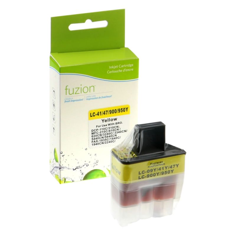 Brother LC41 Cartouche Compatible - Yellow