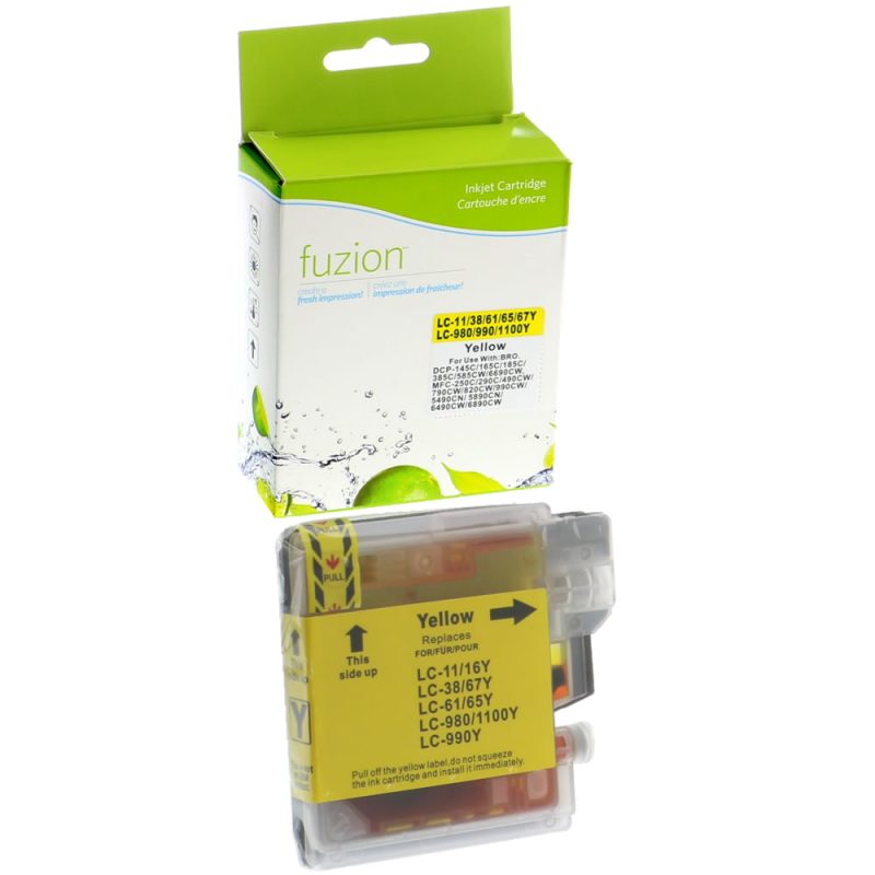 Brother LC61 Cartouche Compatible - Yellow