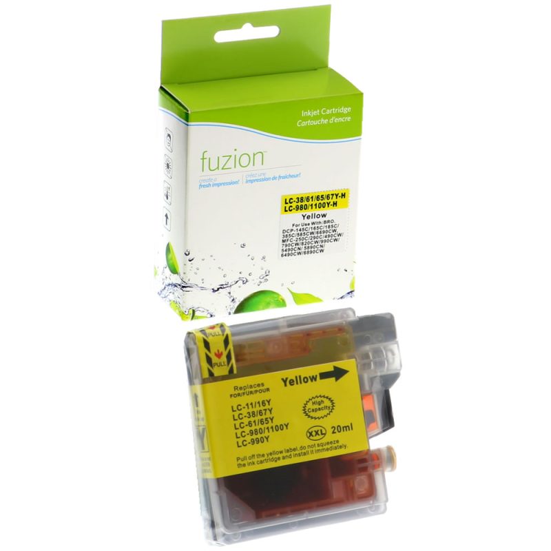 Brother LC65 Cartouche Compatible - HY Yellow