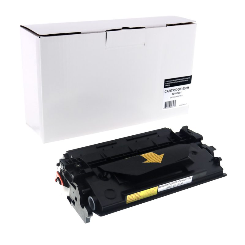 Canon 3010C001 (057H) Toner Compatible à haut rendement - Black