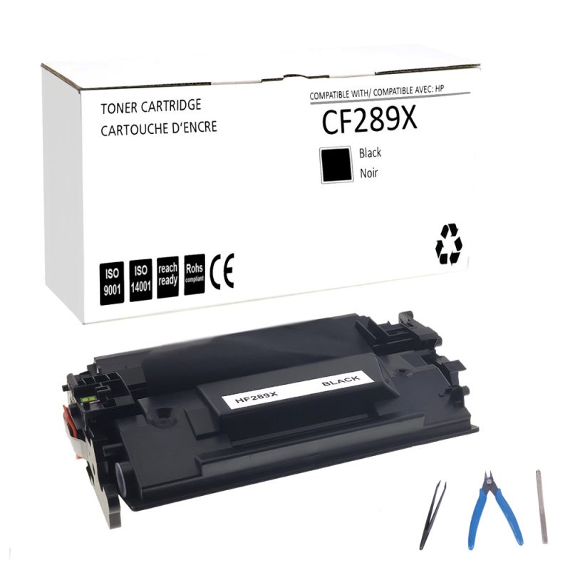 White Box CF289X Toner Compatible à haut rendement - Black (No Chip)